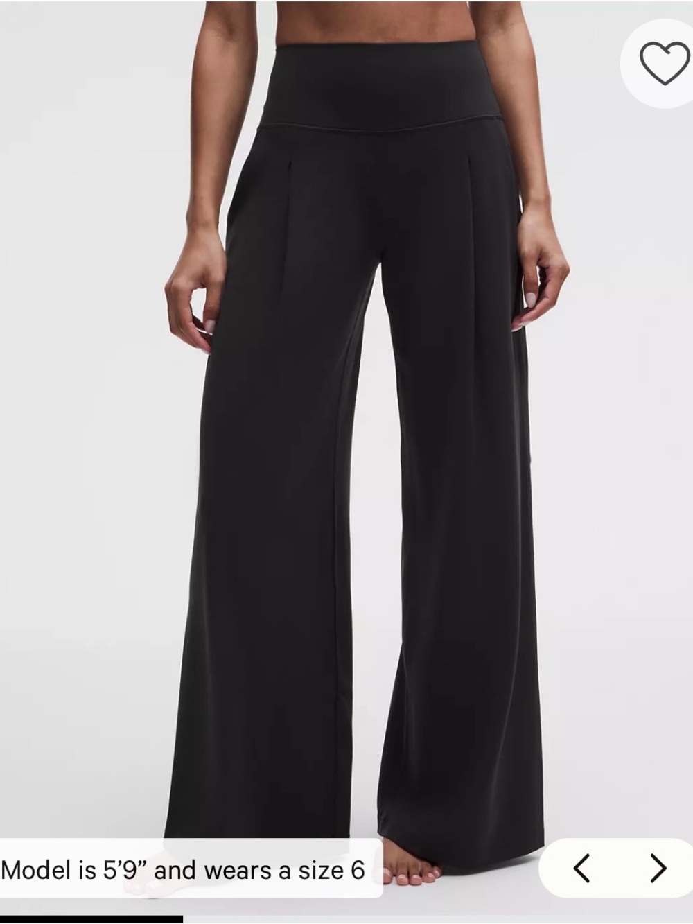 lululemon athletica Align Palazzo High-Rise Wide-Leg Yoga Pant - Black - Picture 2 of 5
